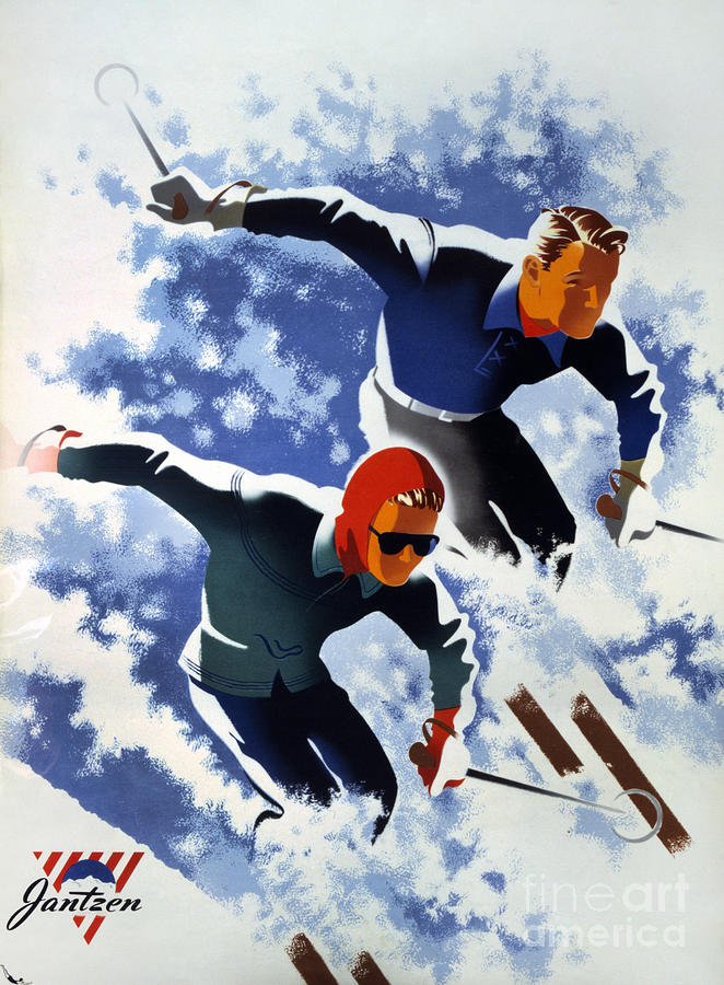 Jantzen Advertisement, 1947 Drawing by Joseph Binder