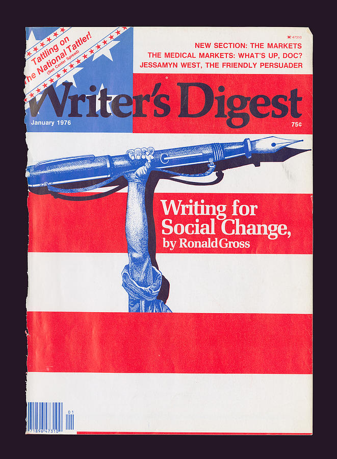 Social Change Digital Art - January 1976 Cover by Writers Digest Social Change Digital Art - January 1976 Cover by Writers Digest