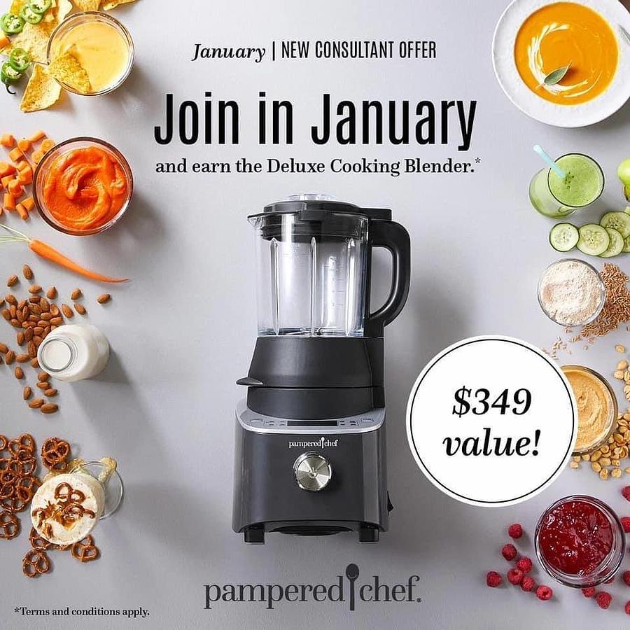 Pampered Chef Deluxe Cooking Blender