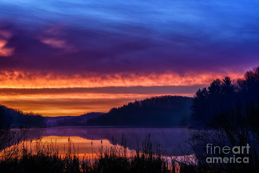 January Dawn on the Lake Photograph by Thomas R Fletcher