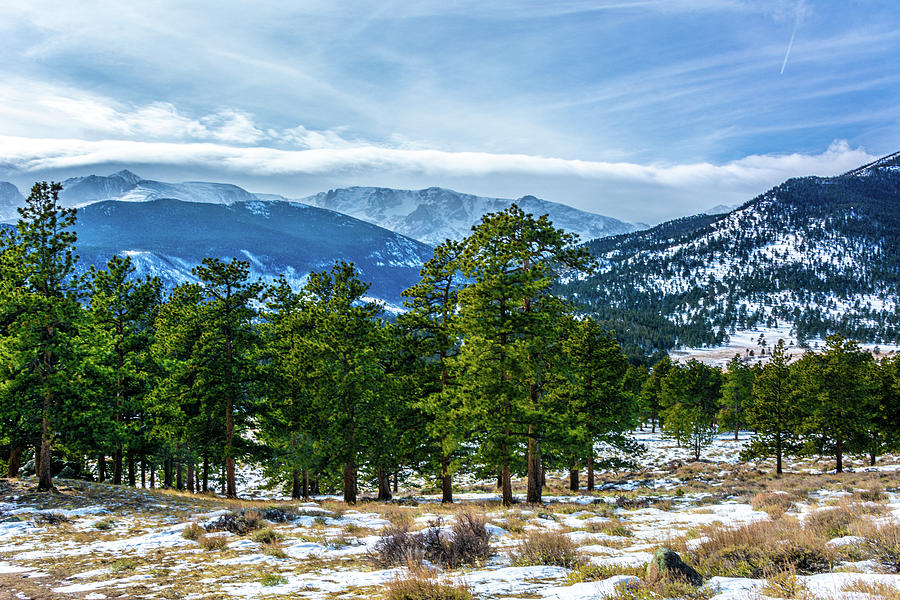January in Rocky Mountain National Park Photograph by Douglas Wielfaert