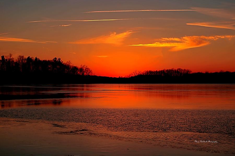 January Sunset Photograph by Mary Walchuck