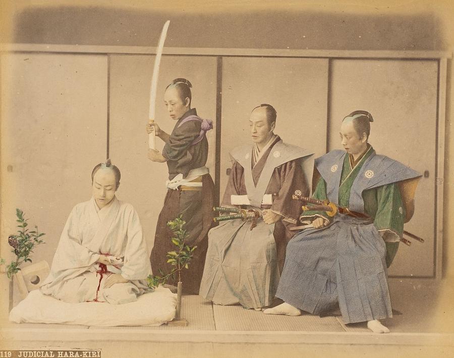 Japan A Japanese Figures By Or Attributed To Adolfo Farsari C S Digital Art By Celestial