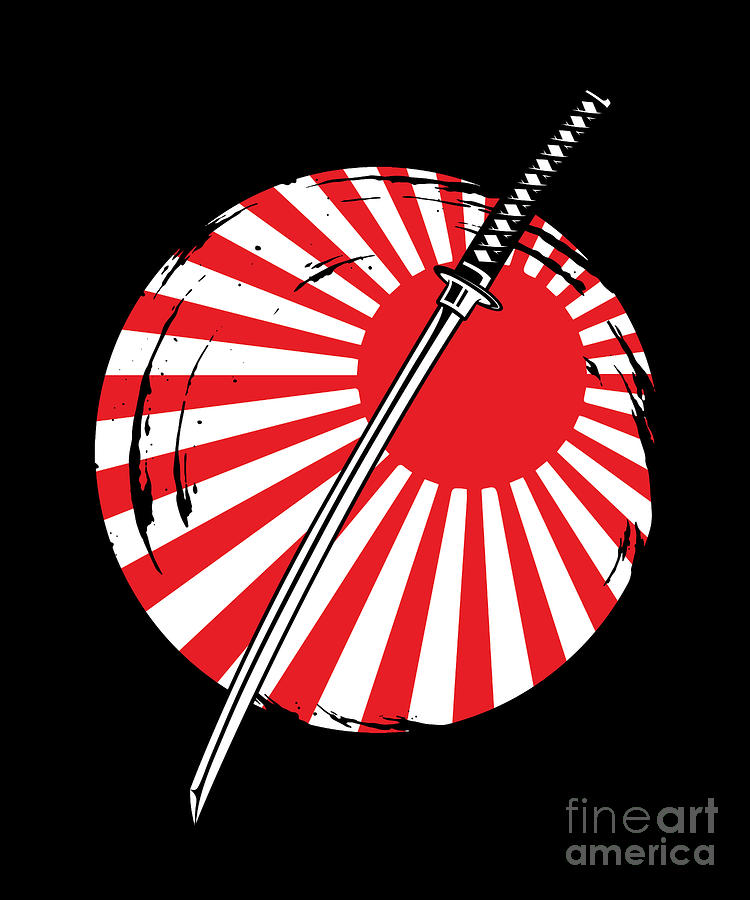 samurai flag vector