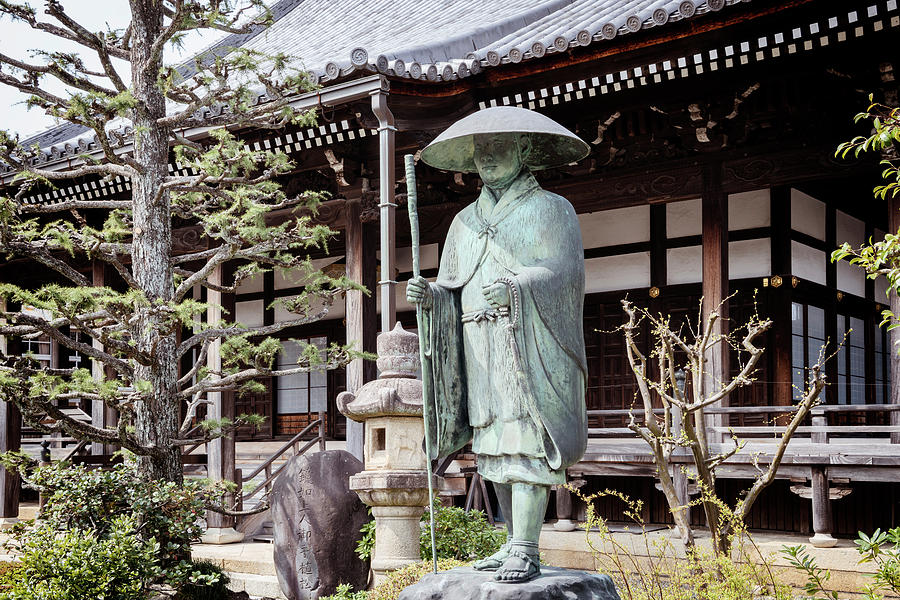 Japan Rising Sun Collection - Japanese Temple Photograph By Philippe 