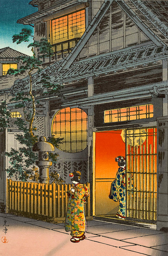 Japan, Yotsuya Neighborhood, Shinjuku, Tokyo Digital Art by Long Shot