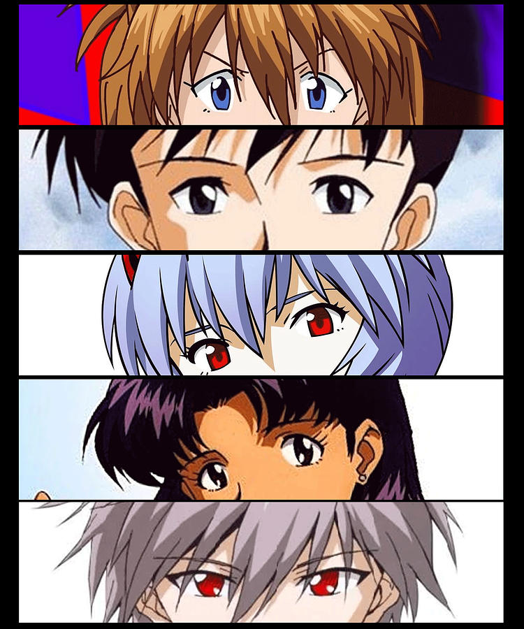 Japanese Art Neon Genesis Evangelion Characters Anime Gifts For Fans  Drawing by Lotus Leafal - Pixels