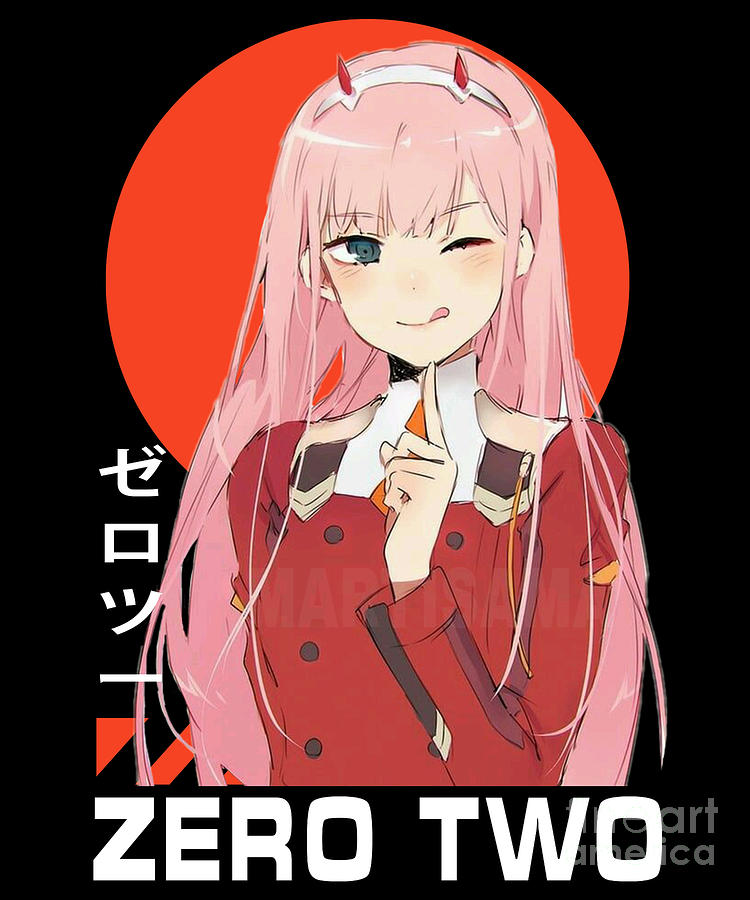 Japanese Art Zero Two Darling in the Anime Franxx Drawing by Fantasy ...