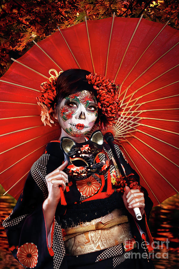 Japanese Catrina Photograph by Rodrigo Reyes Marin