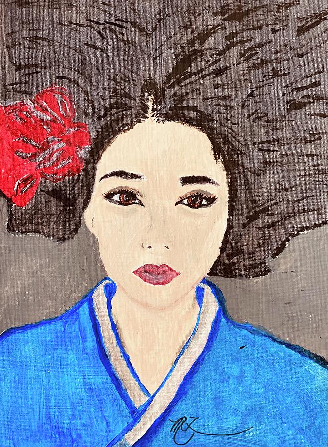 Japanese Empress  Painting by Melody Fowler