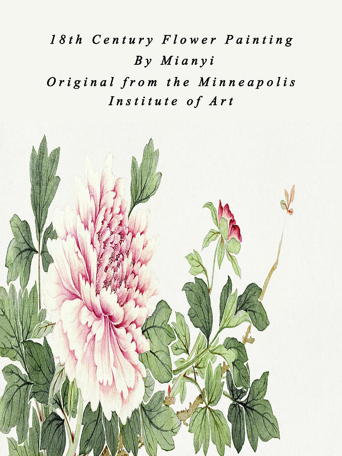 Japanese Flower painting by Mianyi Painting by Ipsita Das Fine Art