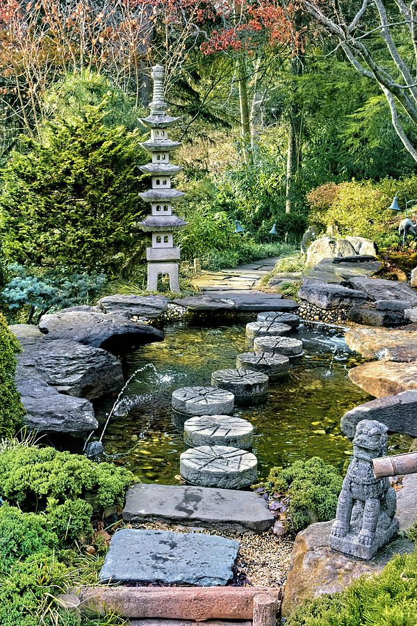Japanese Garden, Hillwood Estate Photograph by Jerry Griffin