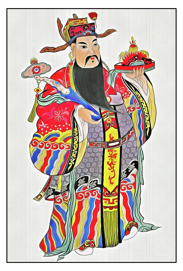 Japanese Gods 15 Digital Art by Printable Art - Pixels