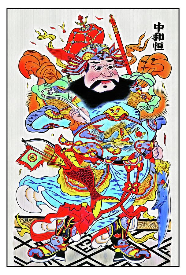 Japanese Gods 6 Digital Art by Printable Art - Pixels