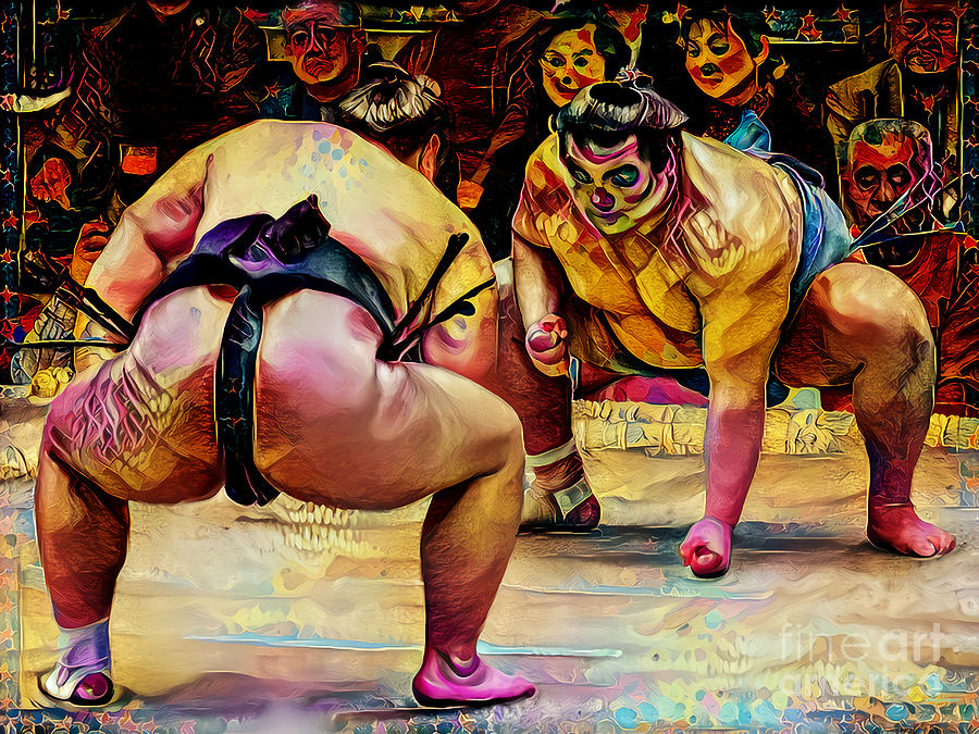 Japanese Grand Sumo Wrestling 20210923 Photograph by Wingsdomain Art and Photography
