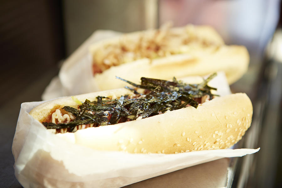 Japanese Hotdogs Photograph by Tracey Kusiewicz/Foodie Photography