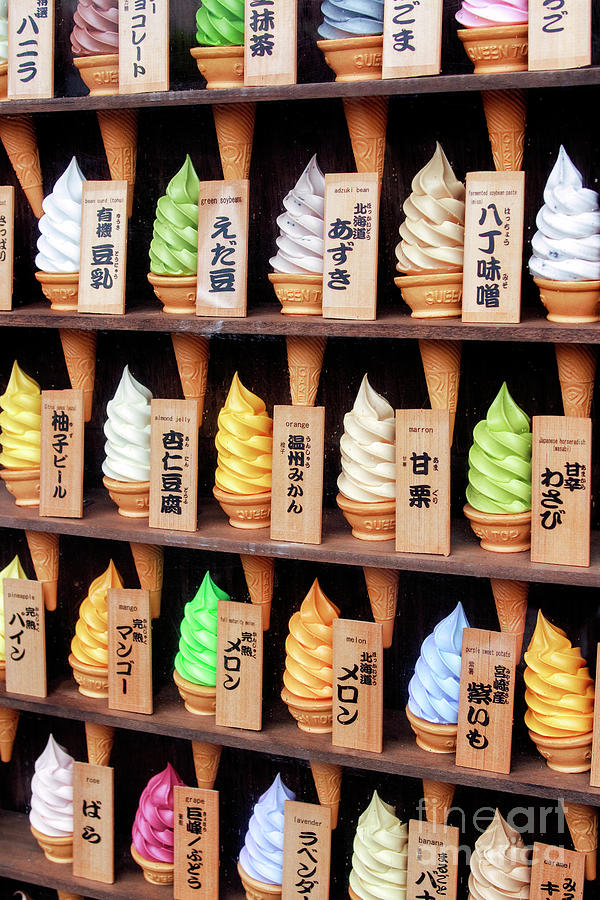 Japanese Ice cream Photograph by Patricia Hofmeester