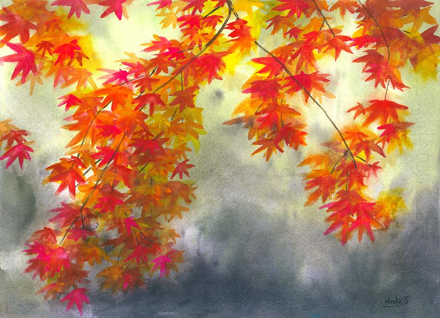 Japanese Maple #3 Painting by Hiroko Stumpf - Fine Art America