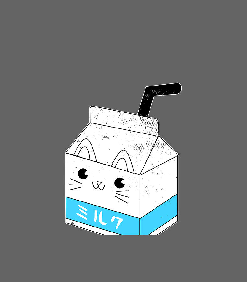 cute cartoon milk carton