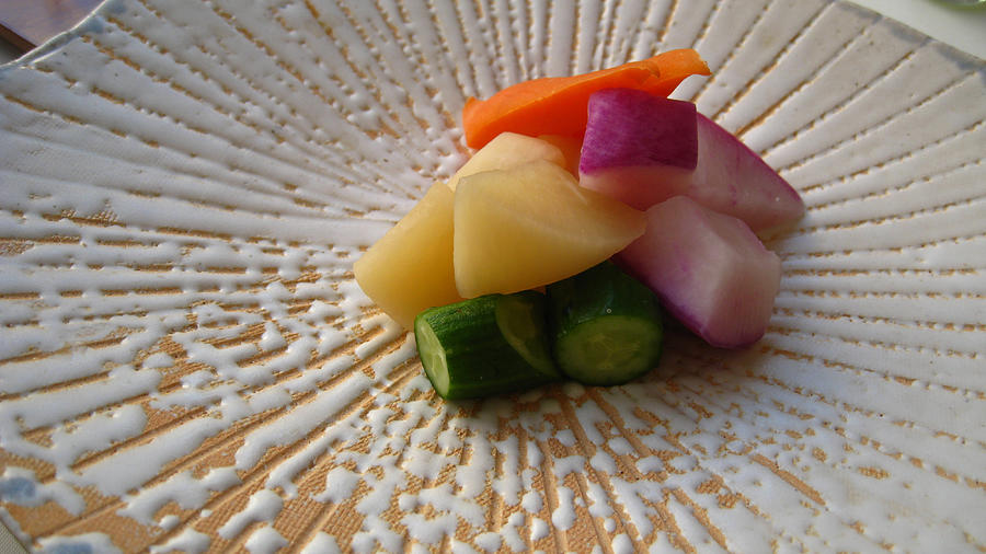 Japanese pickles for breakfast Photograph by Mithril
