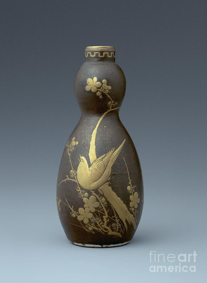 Japanese Porcelain Bottle Ceramic Art by Granger