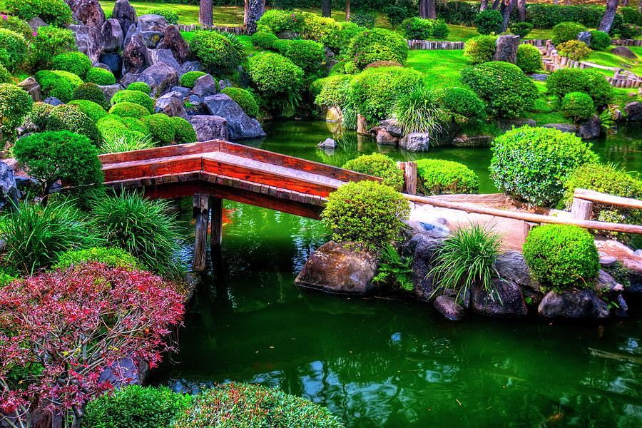 Japanese Strolling Garden 2 Photograph by Robert McKinstry