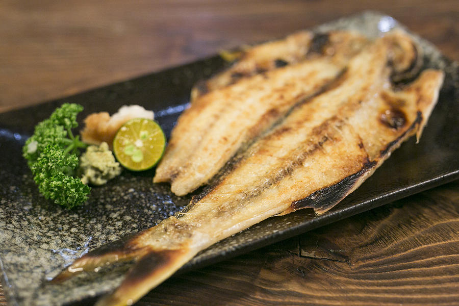 Japanese Style Grilled Mackerel Photograph by Ivan