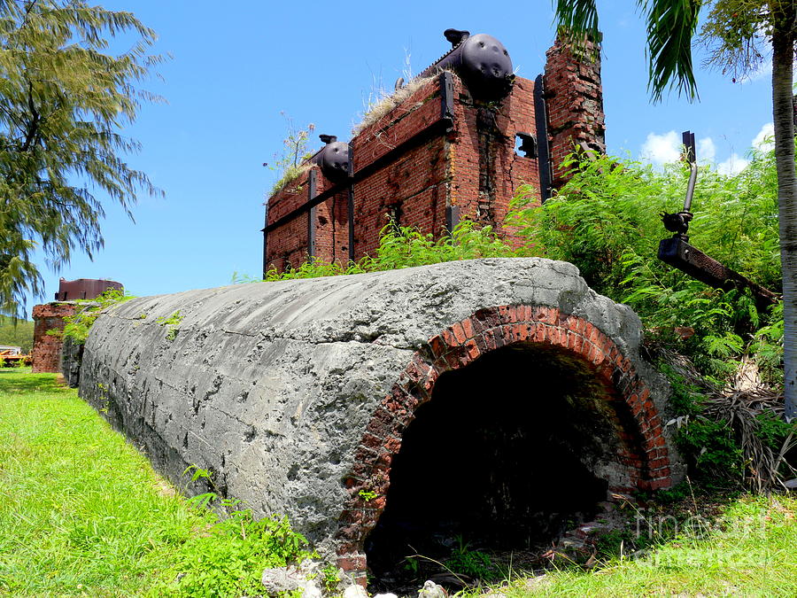 Japanese sugar mill ruins, Rota  Photograph by On da Raks