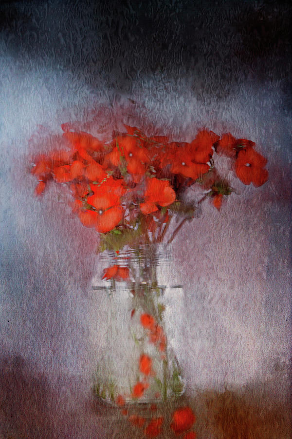 Jar of Flowers  Digital Art by Sue Masterson