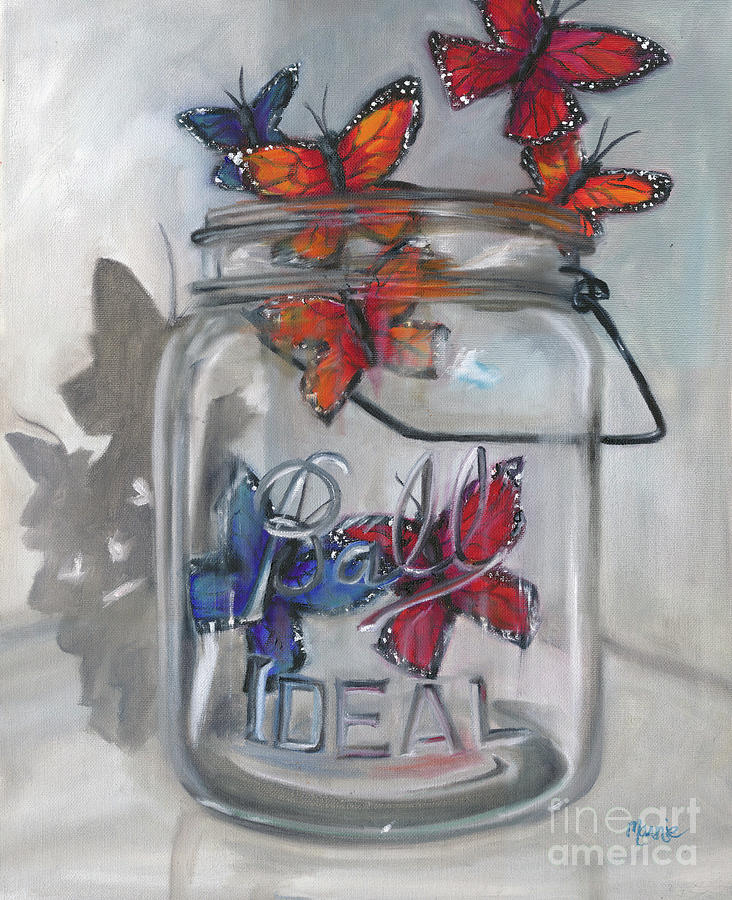Still Life Painting - Jar of Hope by Marnie Bourque