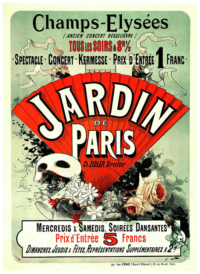Pattern Digital Art - Jardin Paris by Gary Grayson