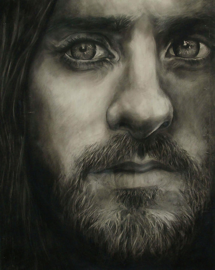 Portrait Drawing - Jared Sadness  by Safir Rifas