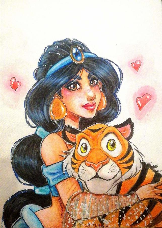 Jasmine Drawing by Chiara Ninfa - Fine Art America