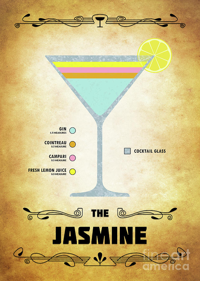 Jasmine Cocktail - Classic Digital Art by Bo Kev