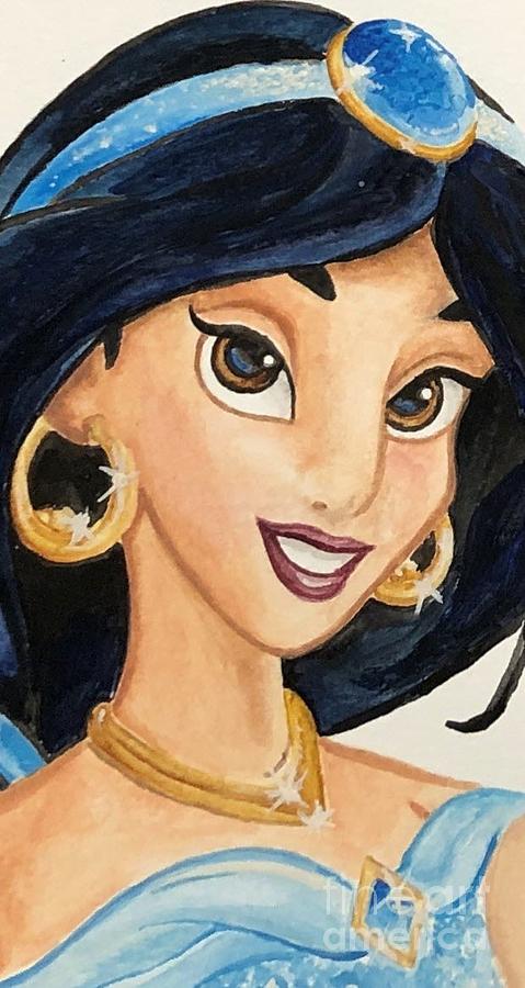 Jasmine - Disney Painting by Tamir Barkan