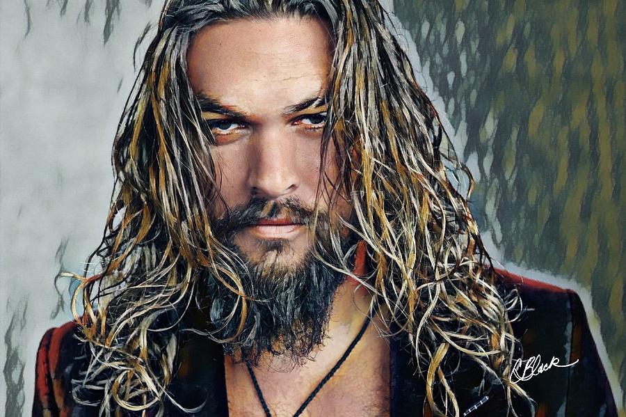 Jason Momoa Painting - Sultry by Cole Black