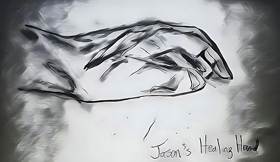 Jasons Healing Hands Digital Art by Christina Knight