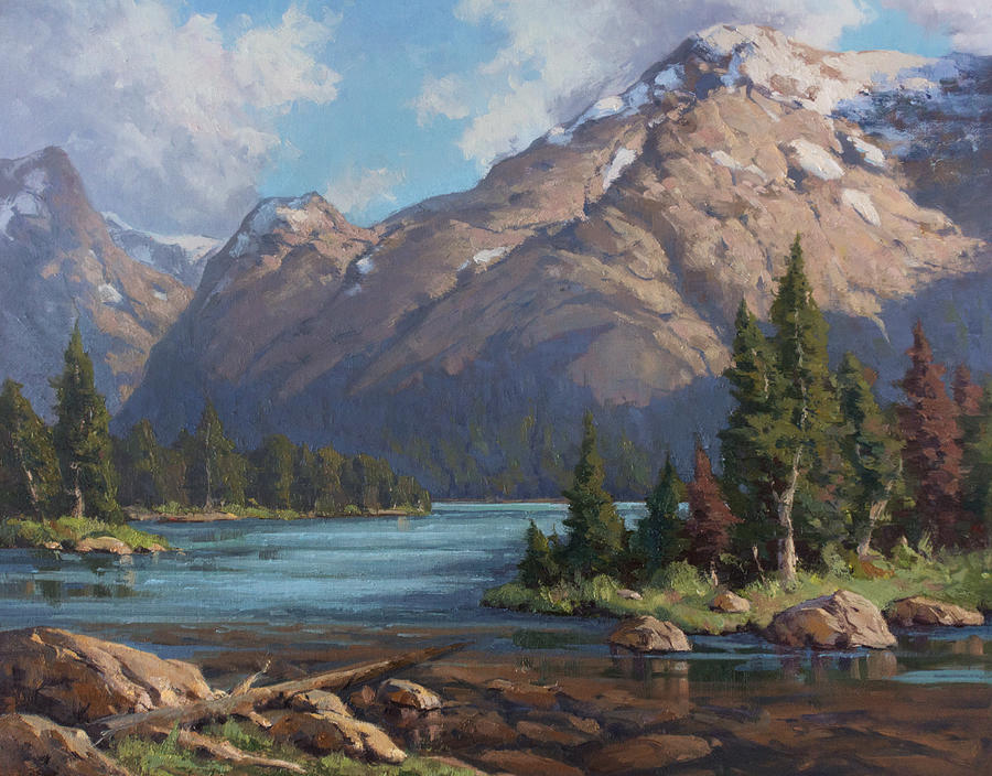 Jasper, Maligne Lake Painting by Igor Staritsin - Fine Art America