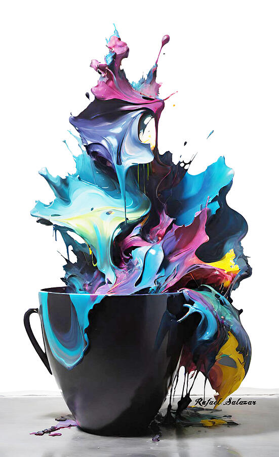 Java Palette Painting by Rafael Salazar