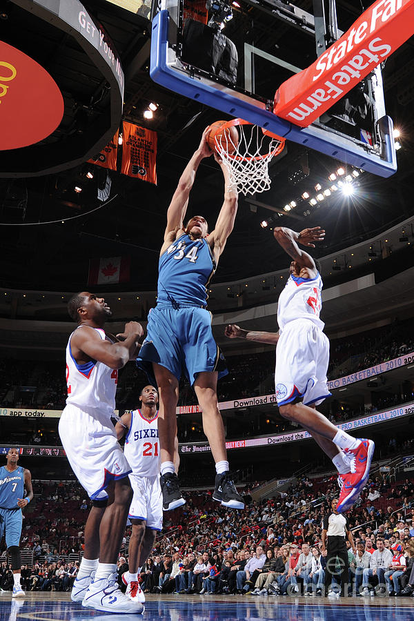 Javale Mcgee and Elton Brand Photograph by Jesse D. Garrabrant