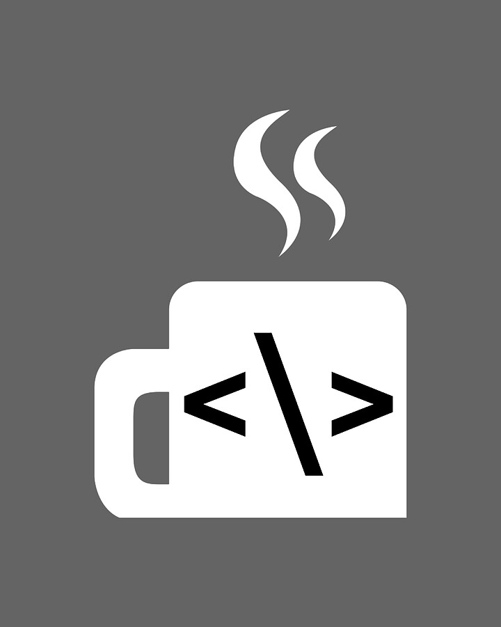 Javascript Code Software Developer Coffee Java Digital Art by Adiq ...