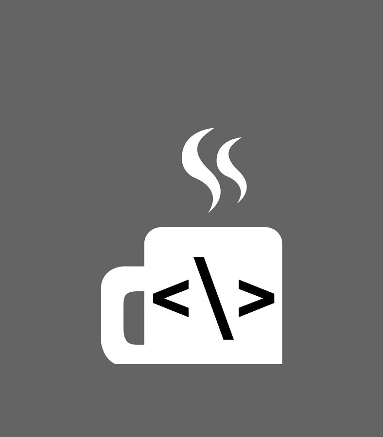 Javascript Code Software Developer Coffee Java Digital Art by Zaynab ...