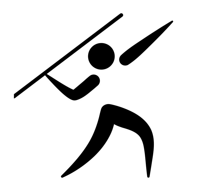 Javelin Throw Pictogram Digital Art by A Z - Fine Art America