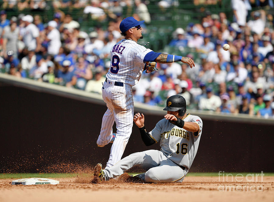 Javier Baez And Jung Ho Kang Photograph by Quinn Harris Javier Baez And Jung Ho Kang Photograph by Quinn Harris