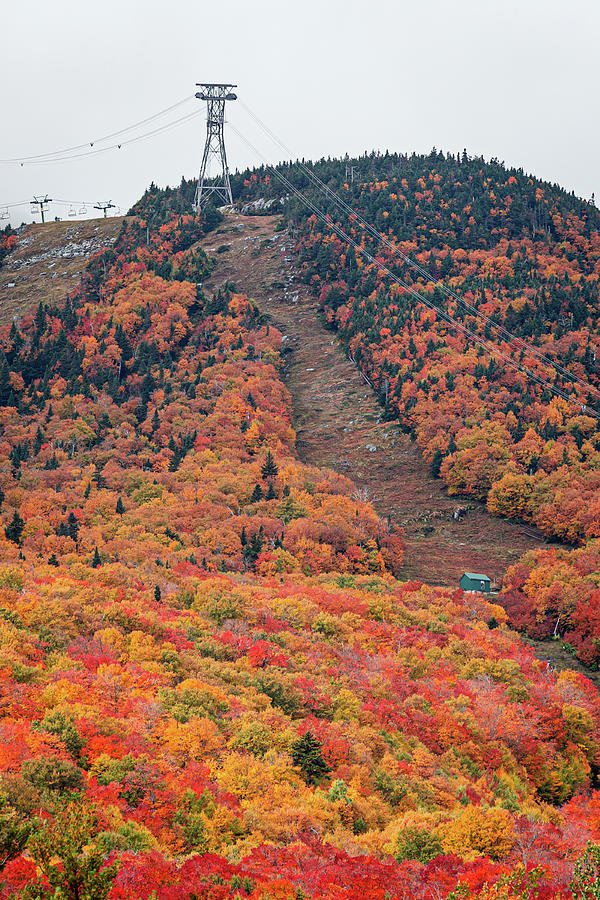Jay Peak Autumn Photograph by Tim Kirchoff