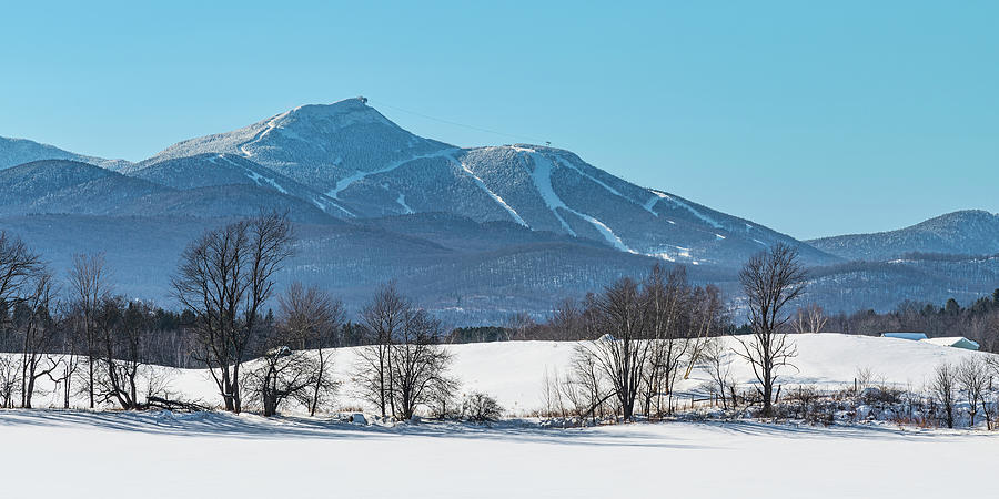 Jay Peak Winter Panorama Photograph by Alan L Graham
