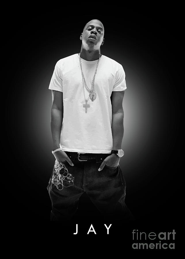 Musician Digital Art - Jay-Z by Bo Kev