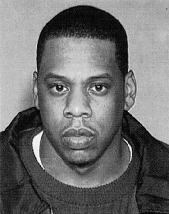 Jay Z Jay-Z Mug Shot Vertical Painting by Tony Rubino
