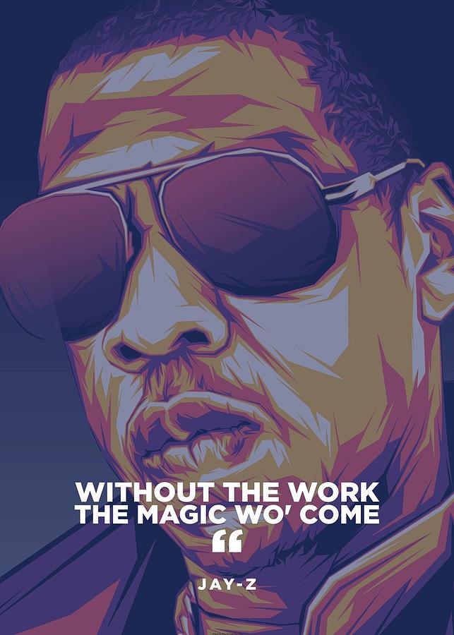 Jay Z Rapper Hip Hop Digital Art by Kha Dieu Vuong - Fine Art America