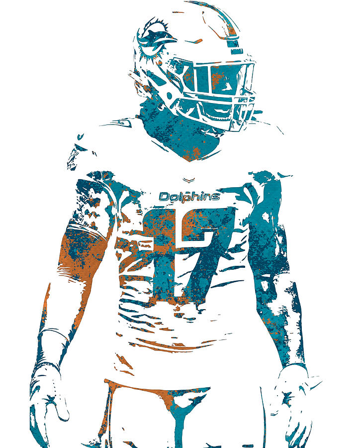 Jaylen Waddle Miami Dolphins Pixel Art 1004 Canvas Print / Canvas Art by  Joe Hamilton - Pixels Canvas Prints